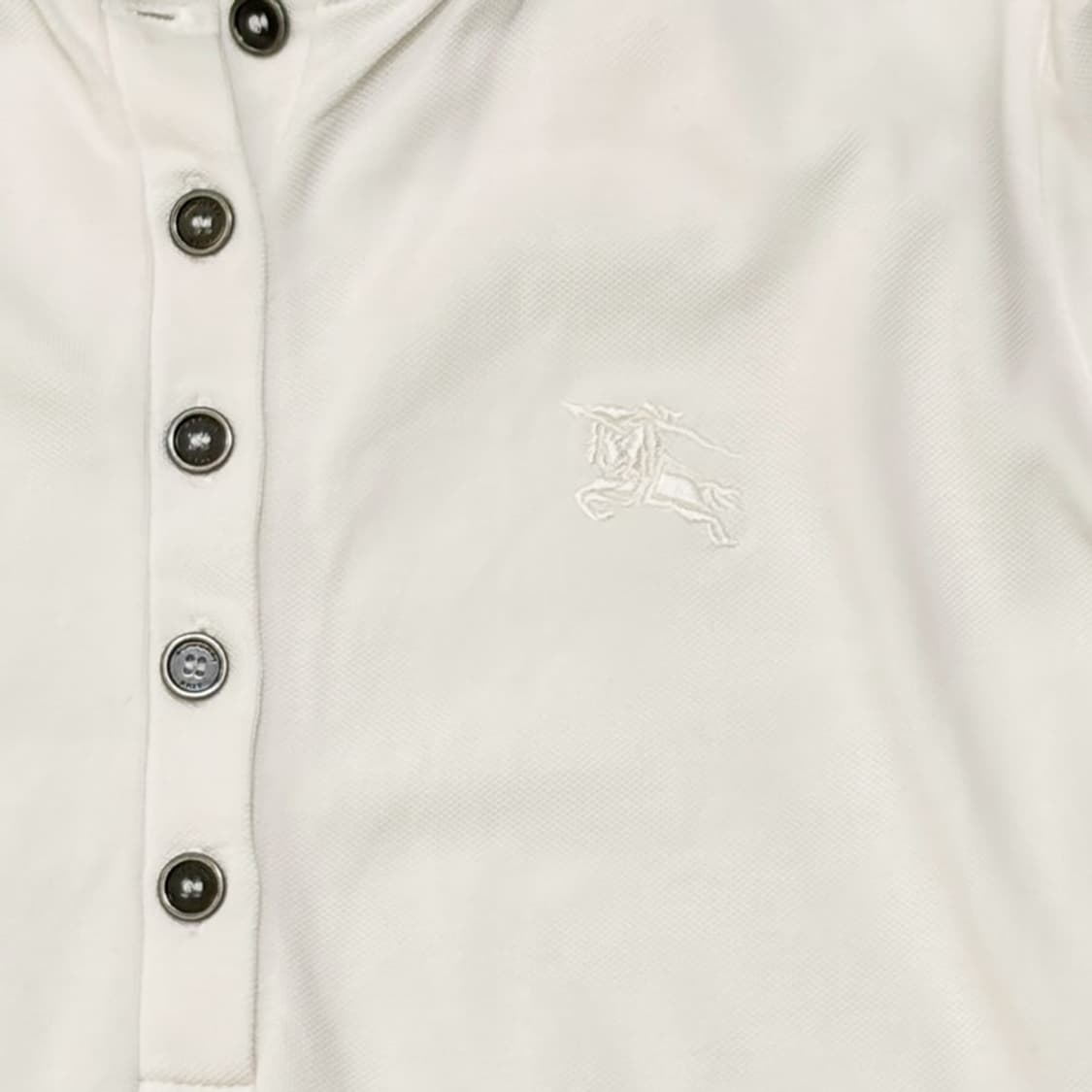 BURBERRY 체크 트리밍 롱슬리브 S 상품이미지4