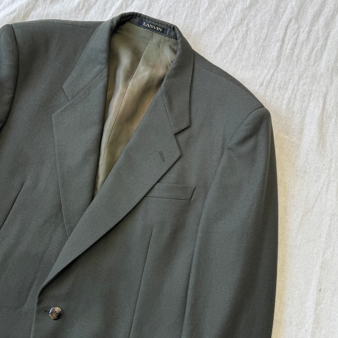 랑방 90s 카키 블레이저 자켓100 상품이미지2