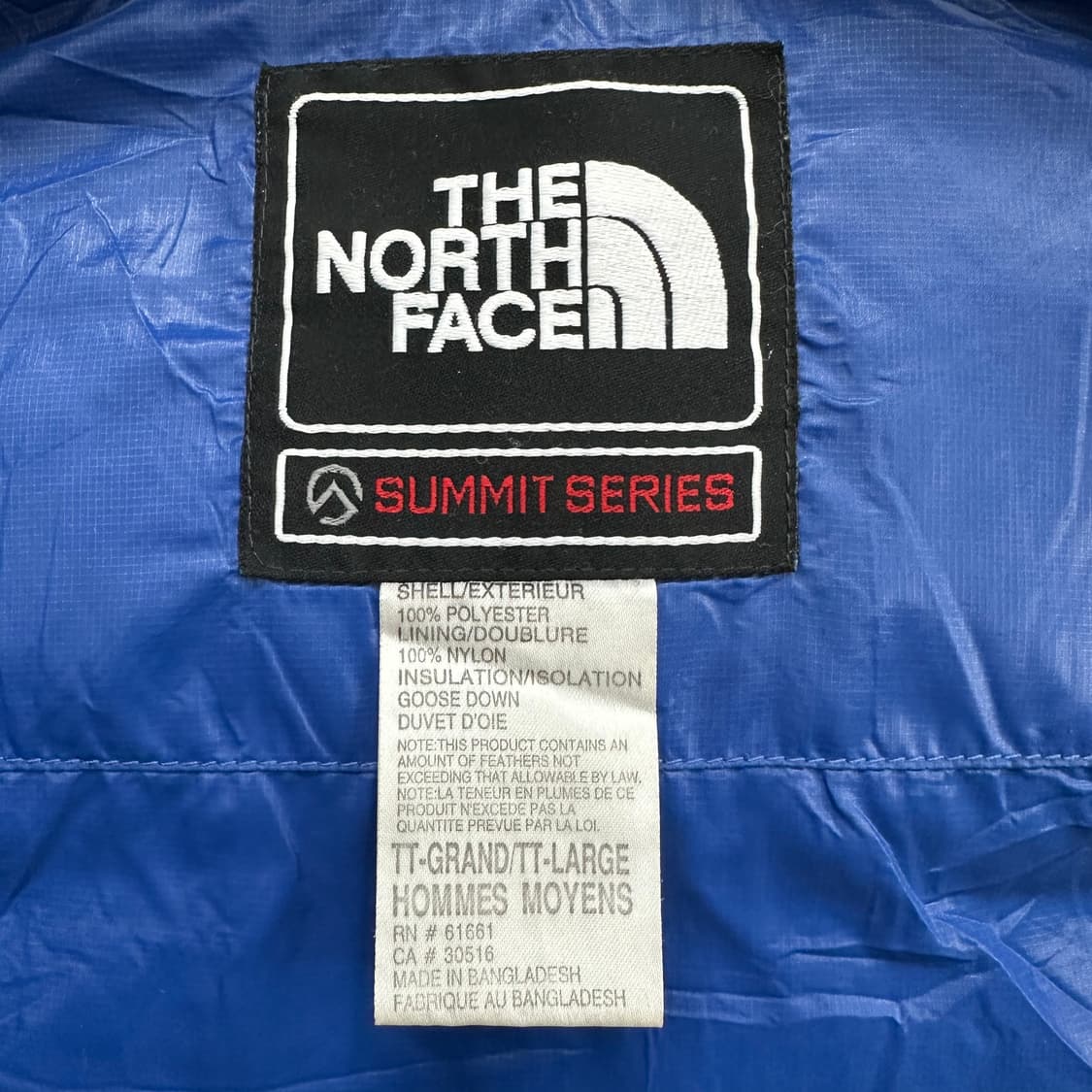 100 노스페이스 써밋시리즈 남자 구스다운 패딩조끼 상품이미지5