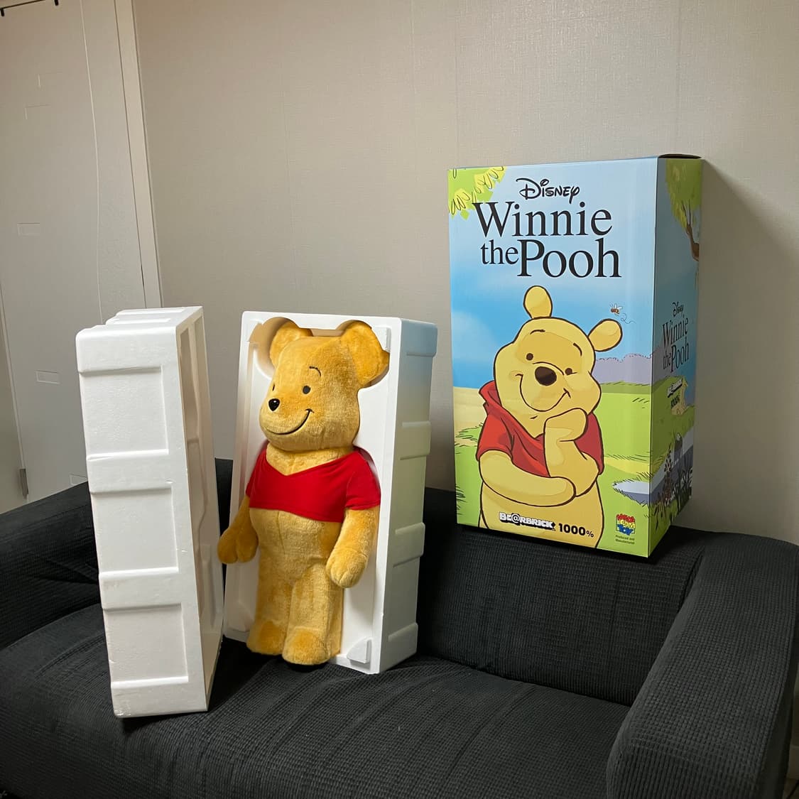 베어브릭 1000% 곰돌이 푸 Winnie the Pooh 상품이미지2
