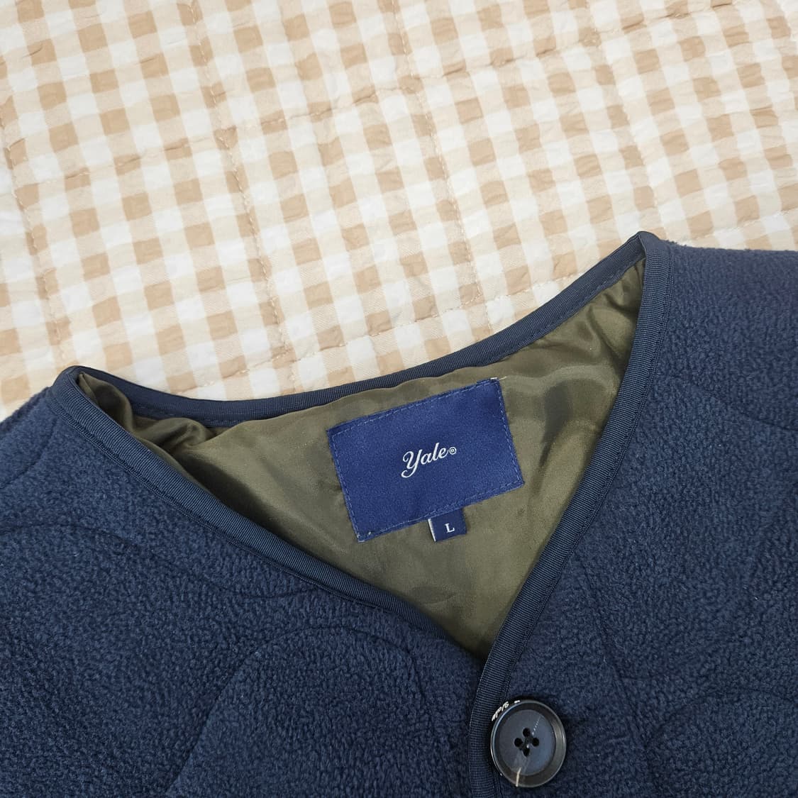 예일 플리츠 퀼팅 자켓 남자100 상품이미지2