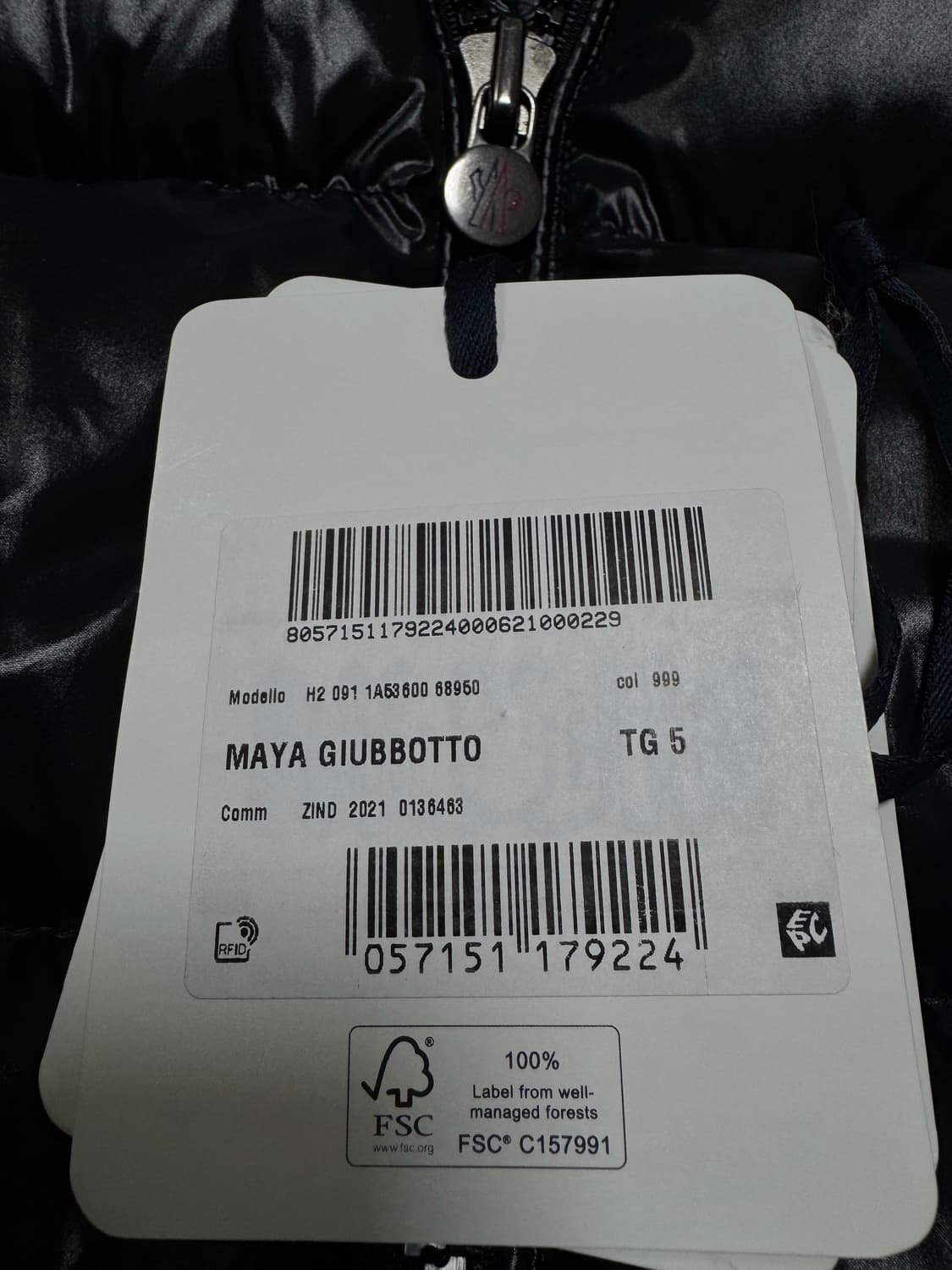 몽클레어 마야 5사이즈 22FW 상품이미지2