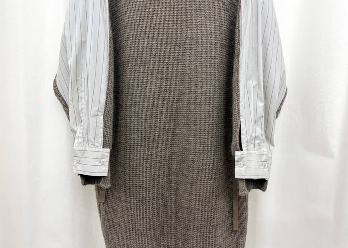 요지야마모토 터틀넥 니트 롱 원피스 상품이미지3