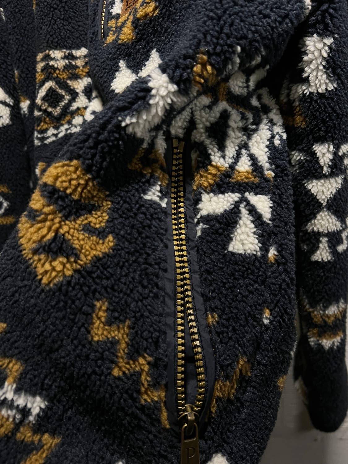 [S]펜들턴 USA 나바호 패턴 네이비 플리스 자켓 상품이미지4