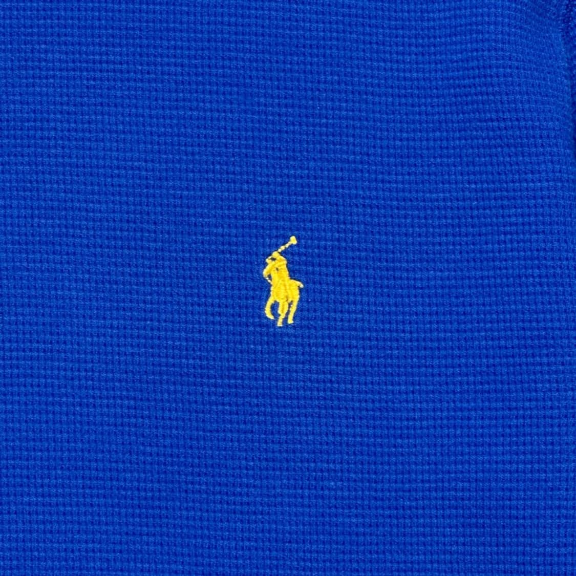 POLO RALPH LAUREN 와플 블루 롱슬리브 M 상품이미지3