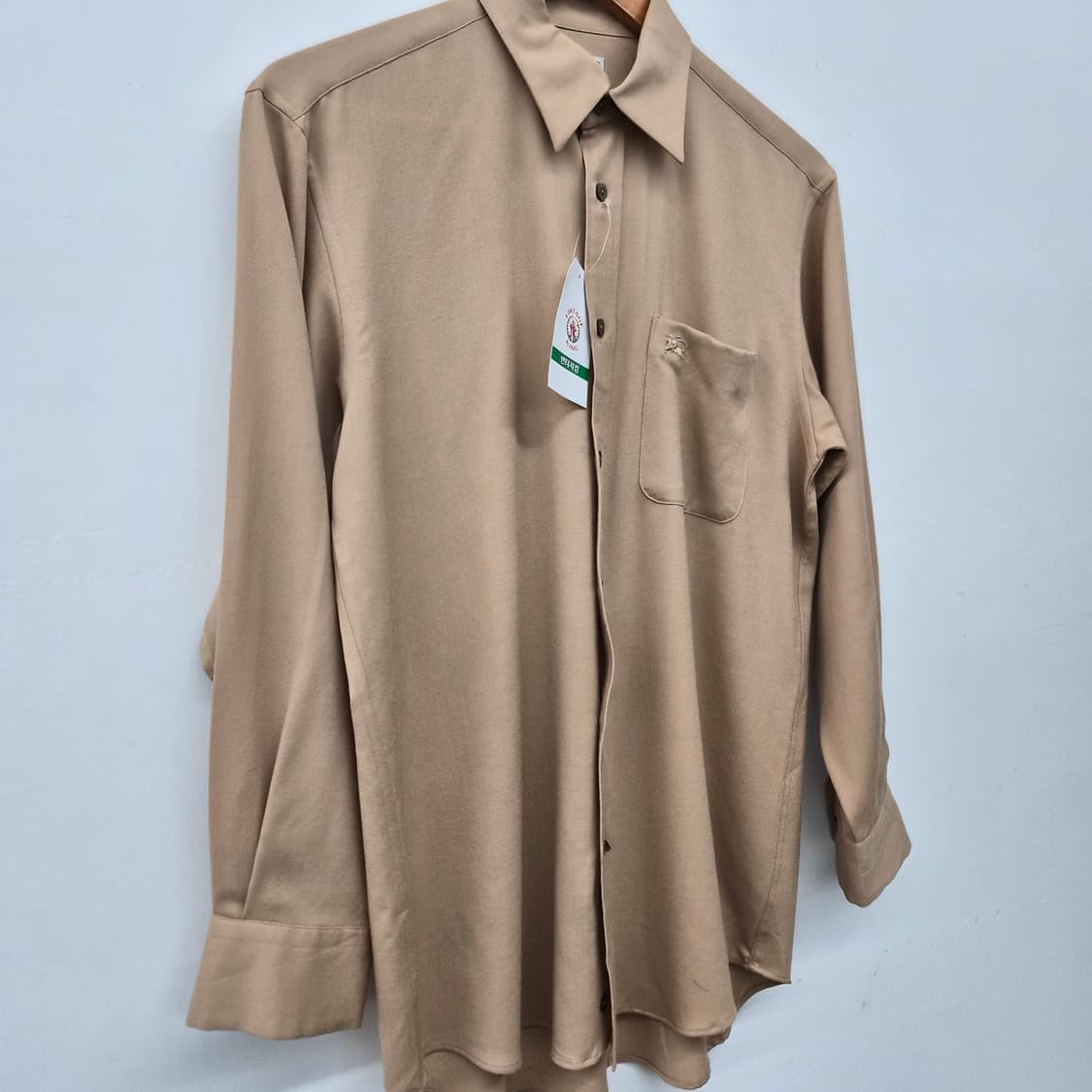 버버리 베이지색 긴팔 셔츠 여성 S 상품이미지2