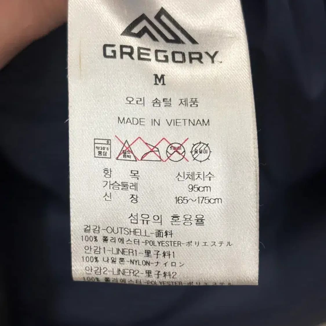 그레고리 블랙 롱패딩 M 상품이미지5