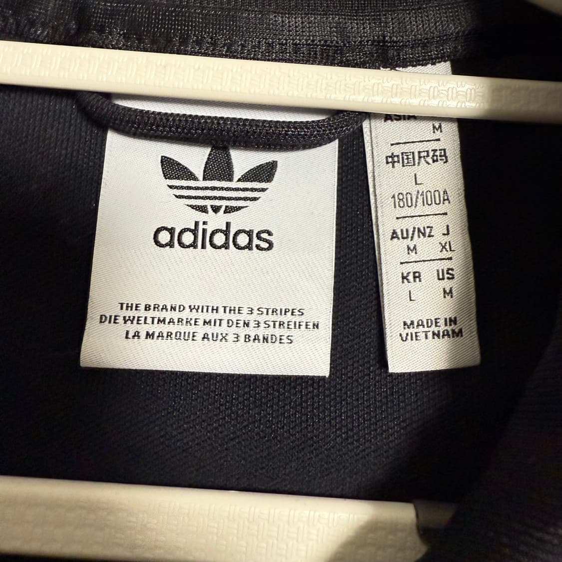 아디다스 베켄바우어 져지 블랙 L 트랙탑 상품이미지3