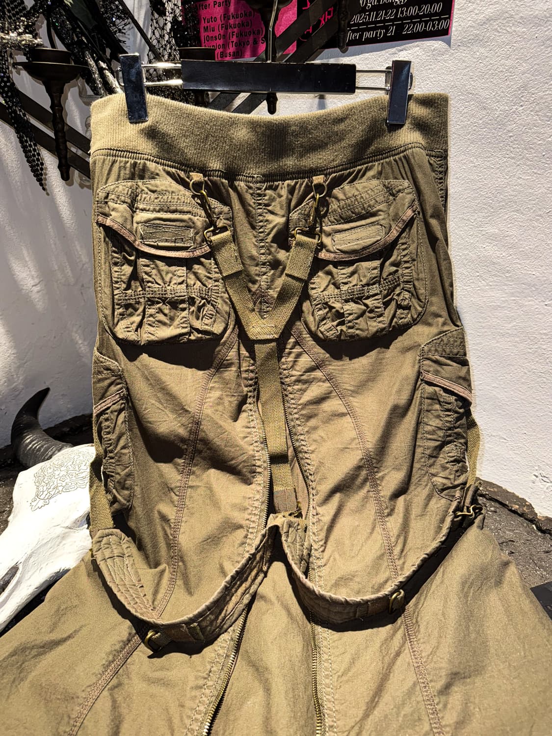 g.o.a – Military Cargo Zip Skirt 상품이미지6