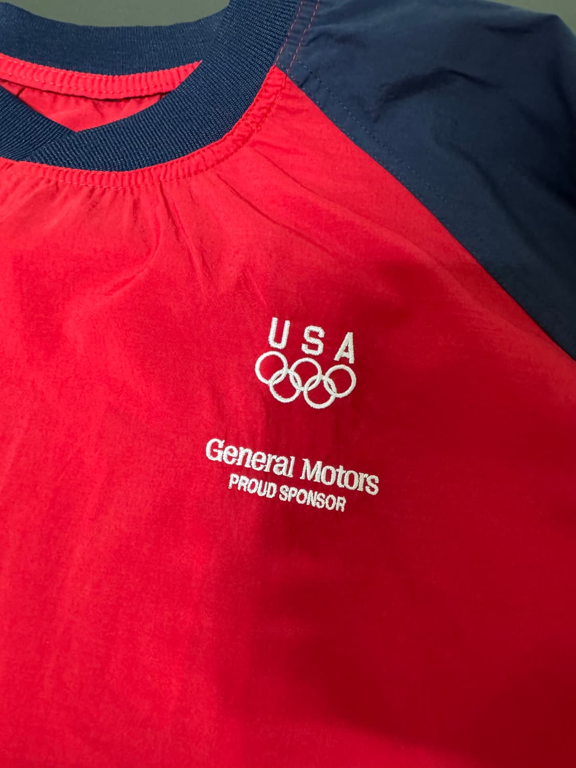 90s 미국 GM 제너럴 모터스 윈드 브레이커 풀오버 상품이미지3