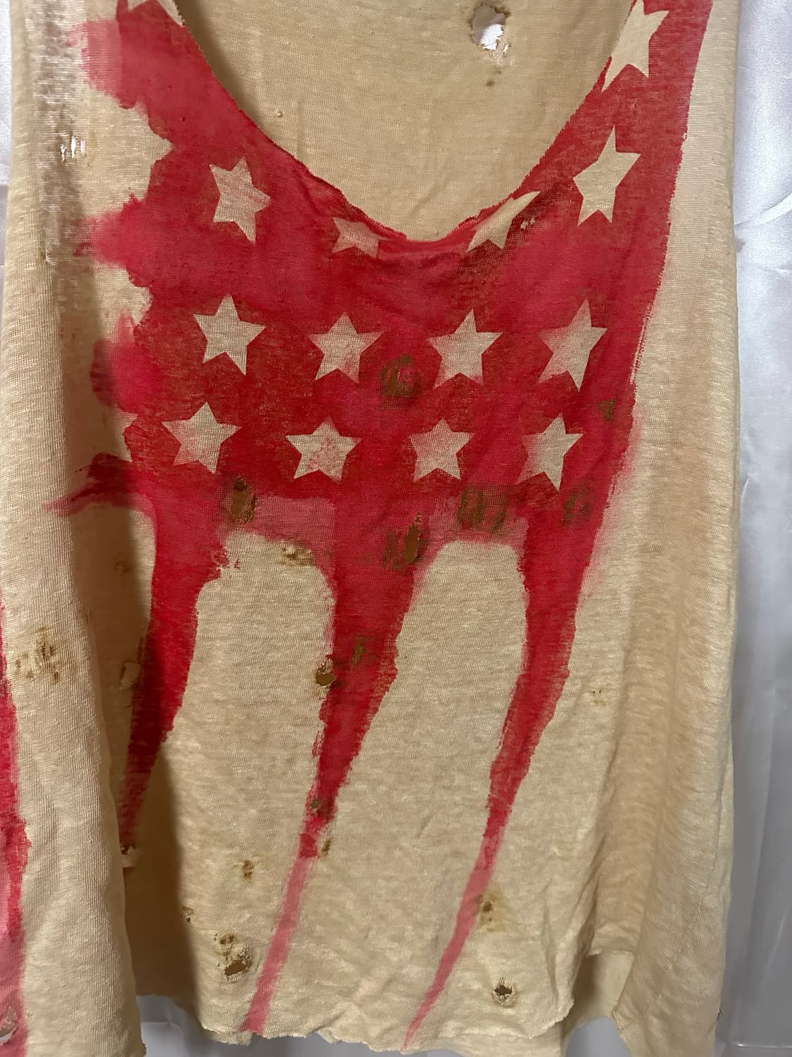 발망 SS11 디스트레스드 성조기 탱크탑 상품이미지3