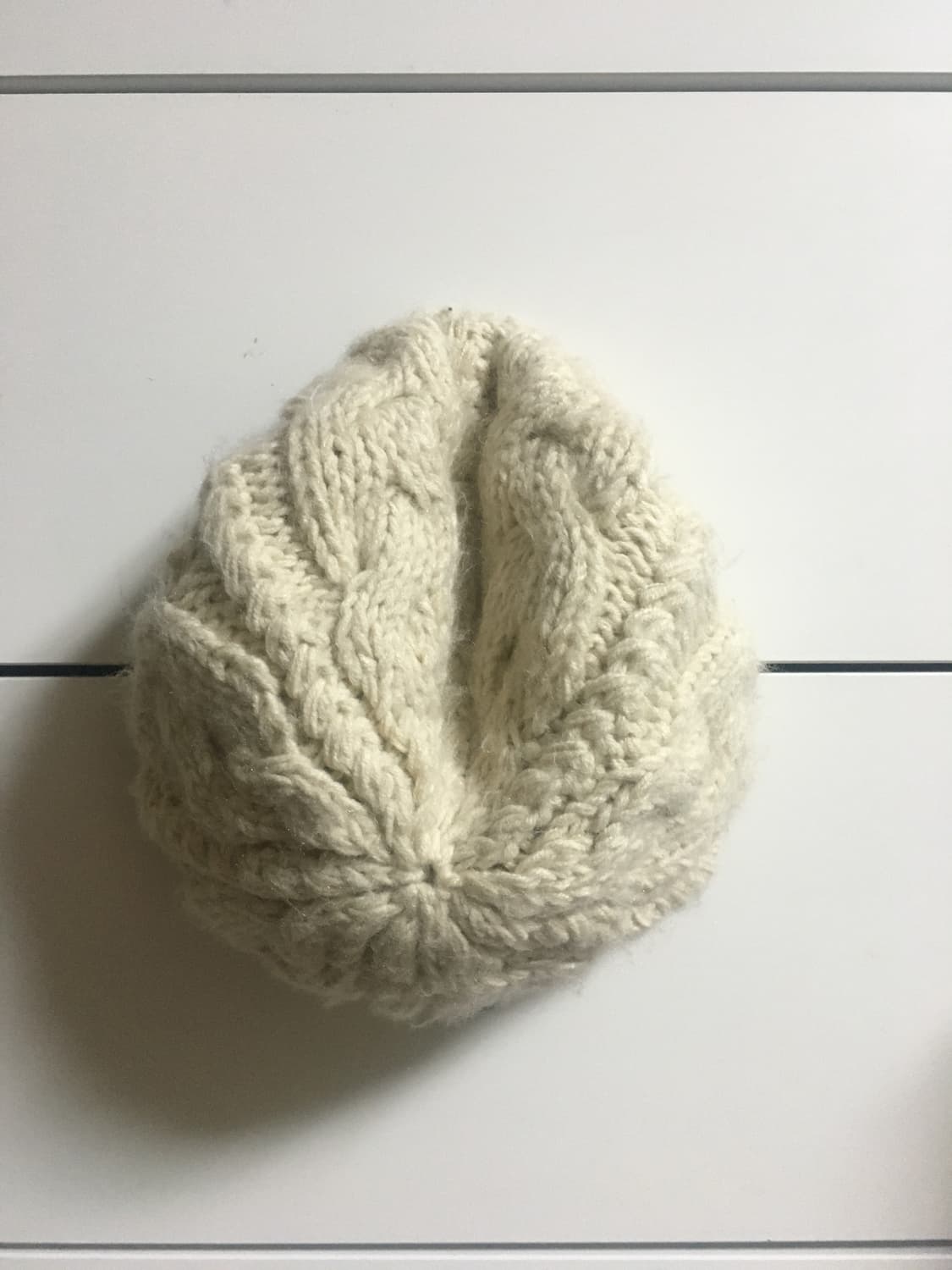 빈티지 아이보리 니트 베레모 상품이미지1