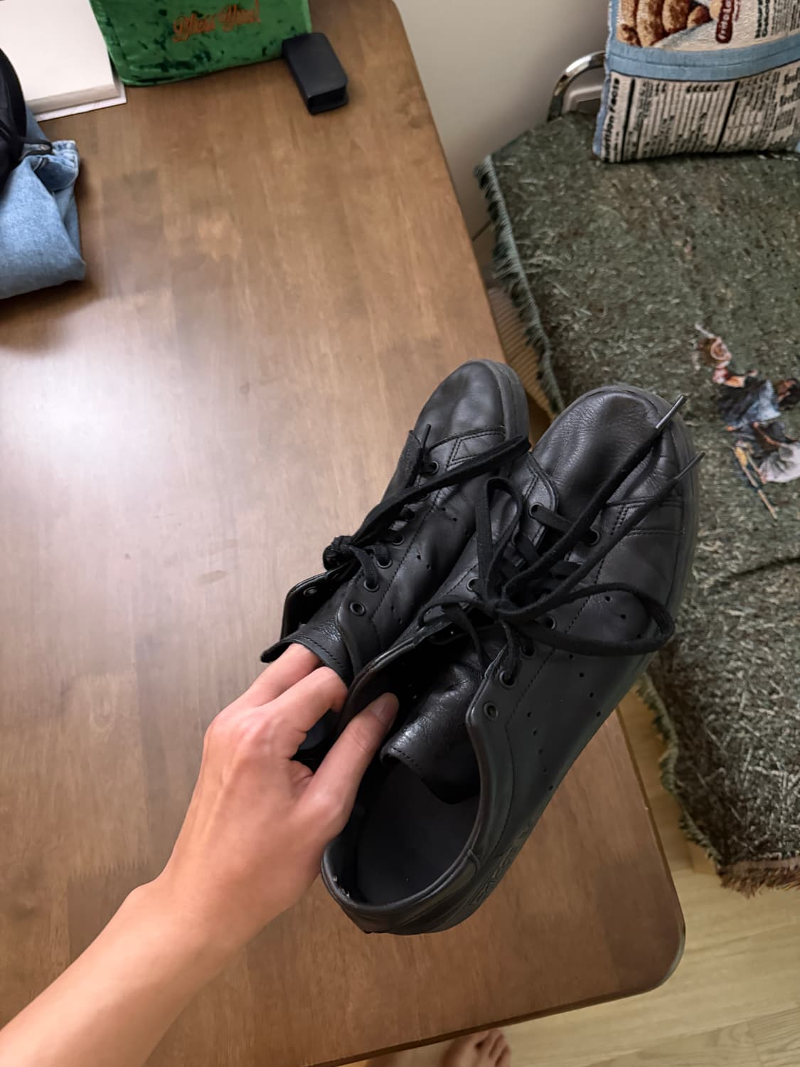 290) 아디다스 스탠스미스 데콘 블랙 상품이미지2