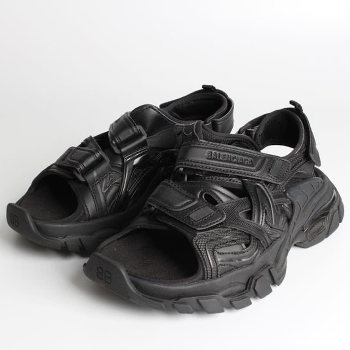 발렌시아가 트랙 샌들 블랙 [42] 상품이미지1