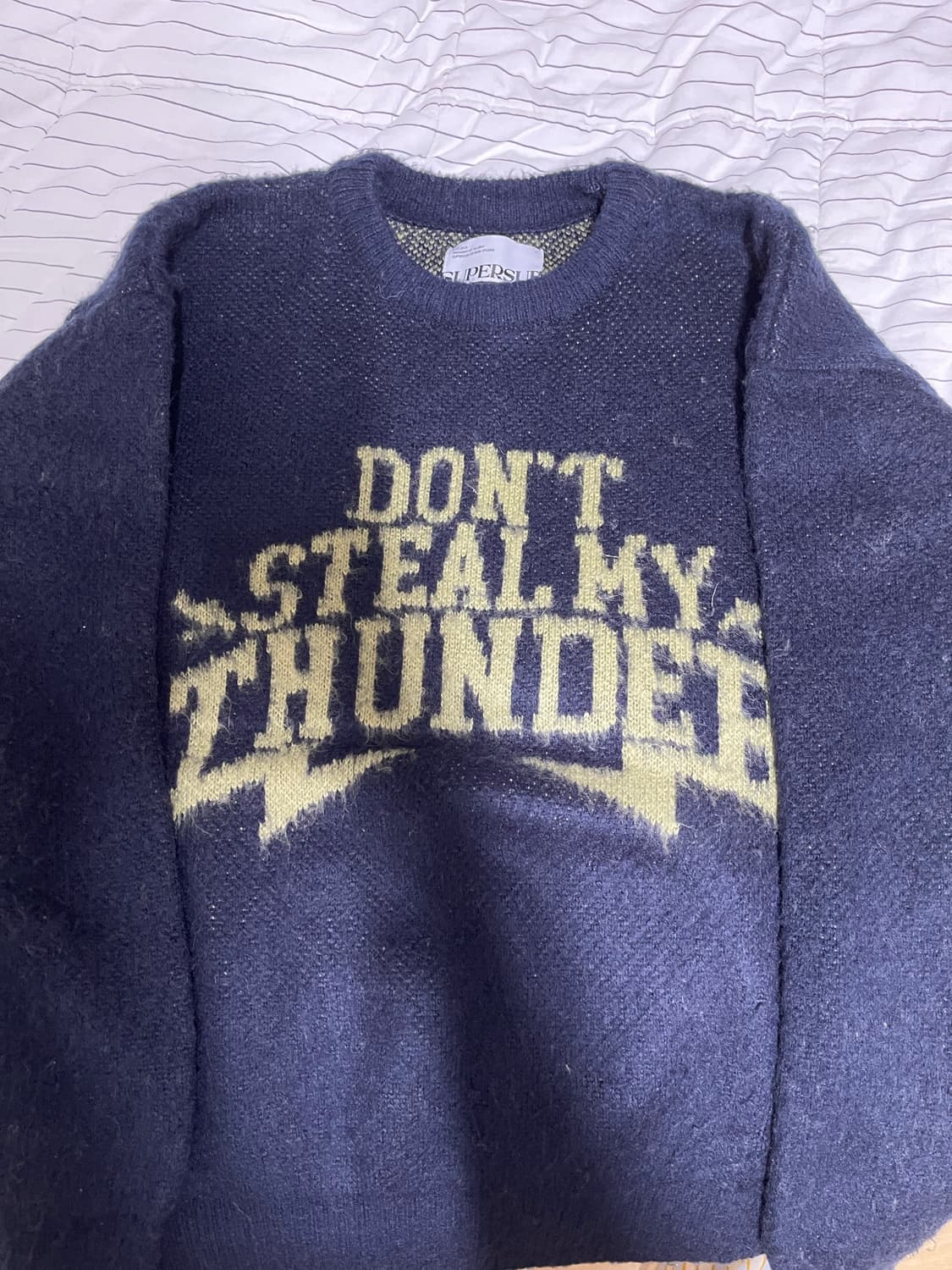 슈퍼서브 니트 네이비 m 상품이미지1