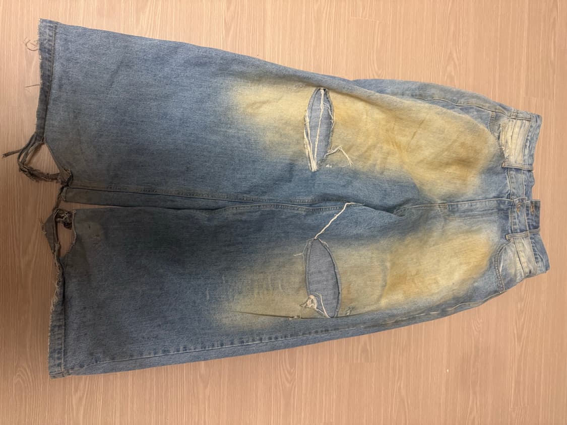 선데이오프클럽 배기 데님 상품이미지1