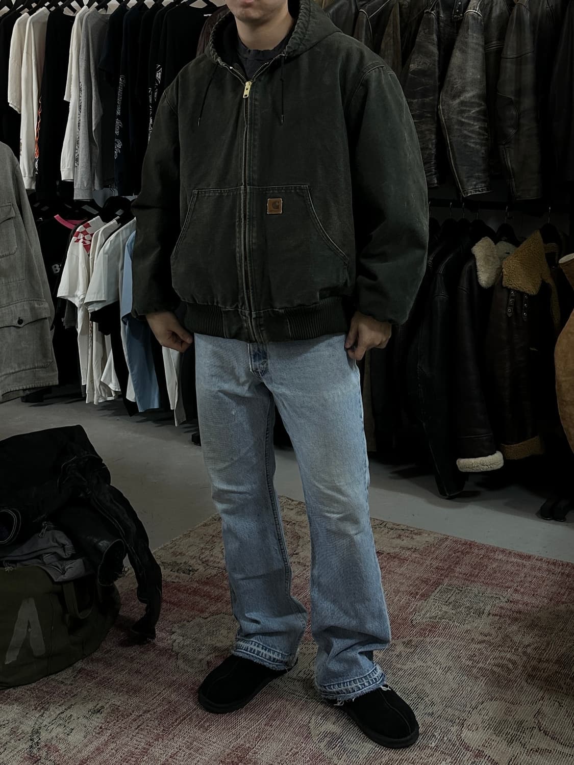 00's OG 칼하트 J130 액티브 자켓 칼하트 MOS 모스그린 상품이미지2