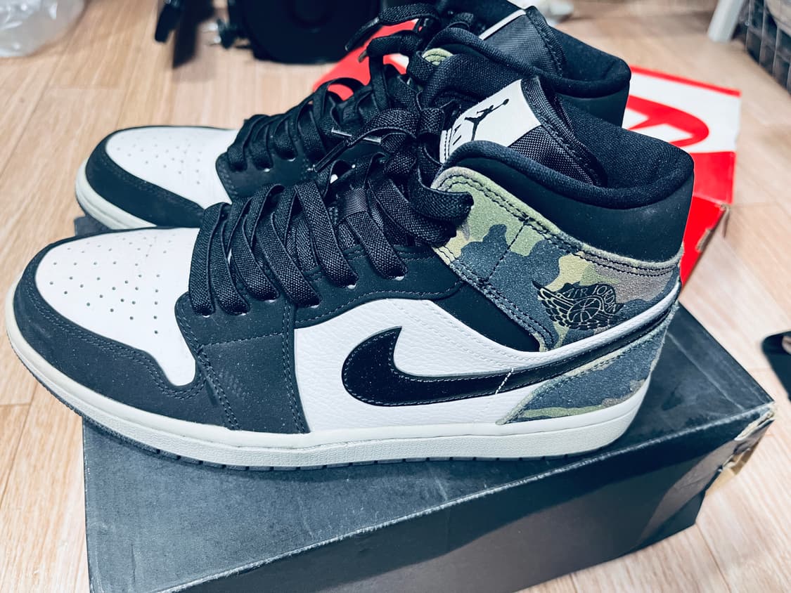265 나이키 에어 조던1 미드 SE 카모 상품이미지2