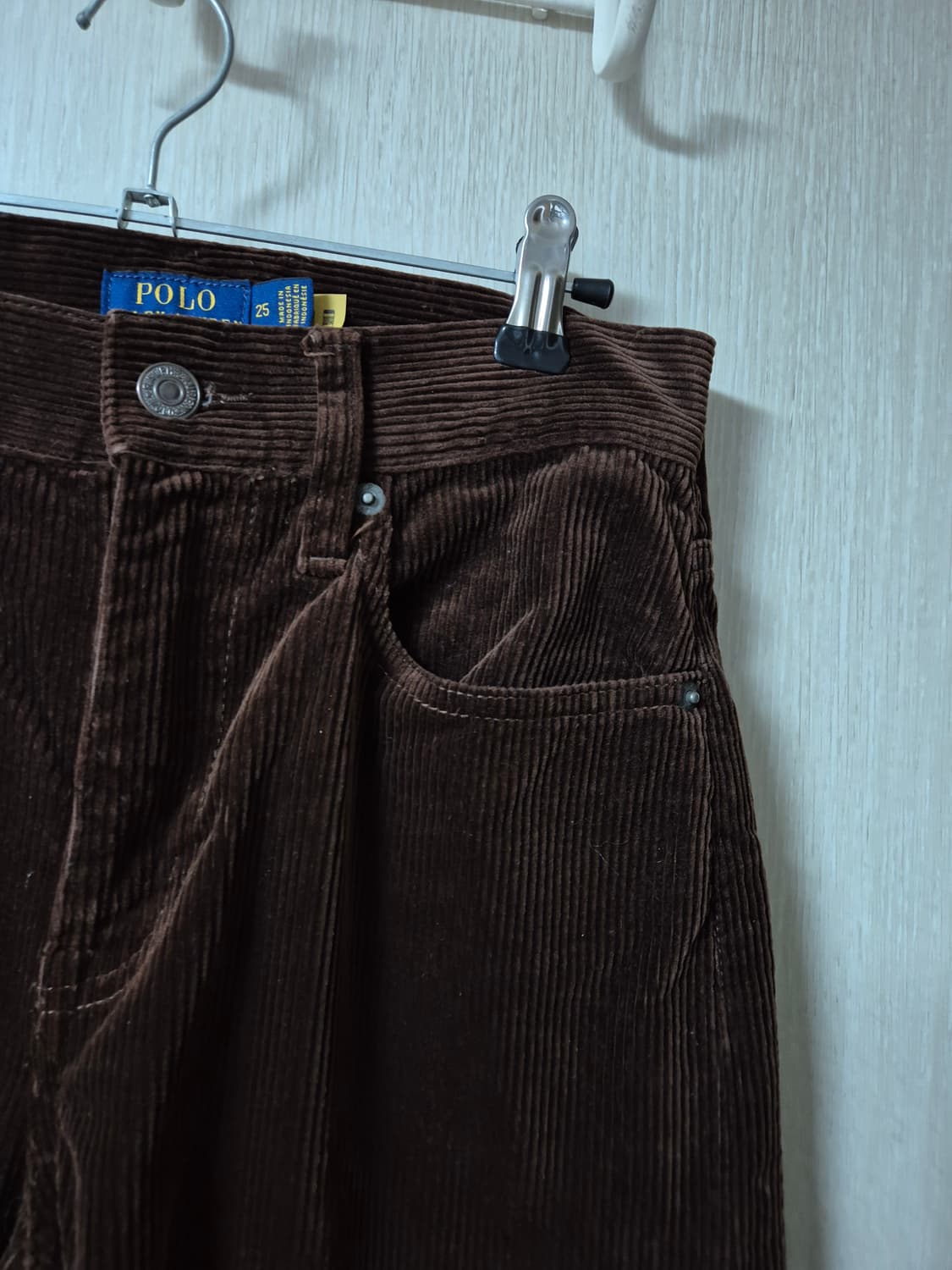 (24년) 폴로 랄프로렌  신형 코듀로이 팬츠  바지 하이라이즈 25 상품이미지6