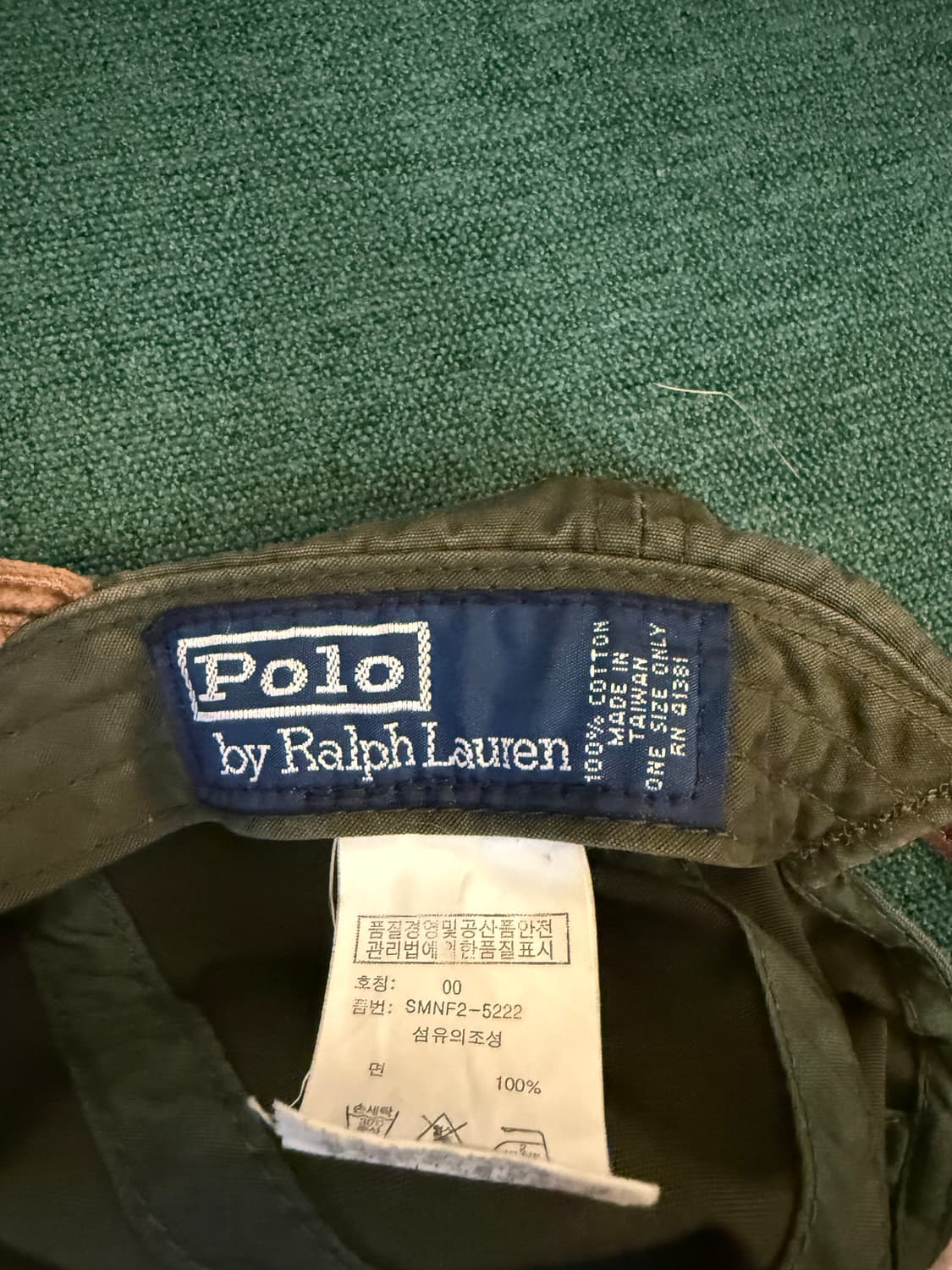 90s 폴로 랄프로렌 폴로스포츠맨 피싱 캡 코듀로이 브림 빈티지 상품이미지4