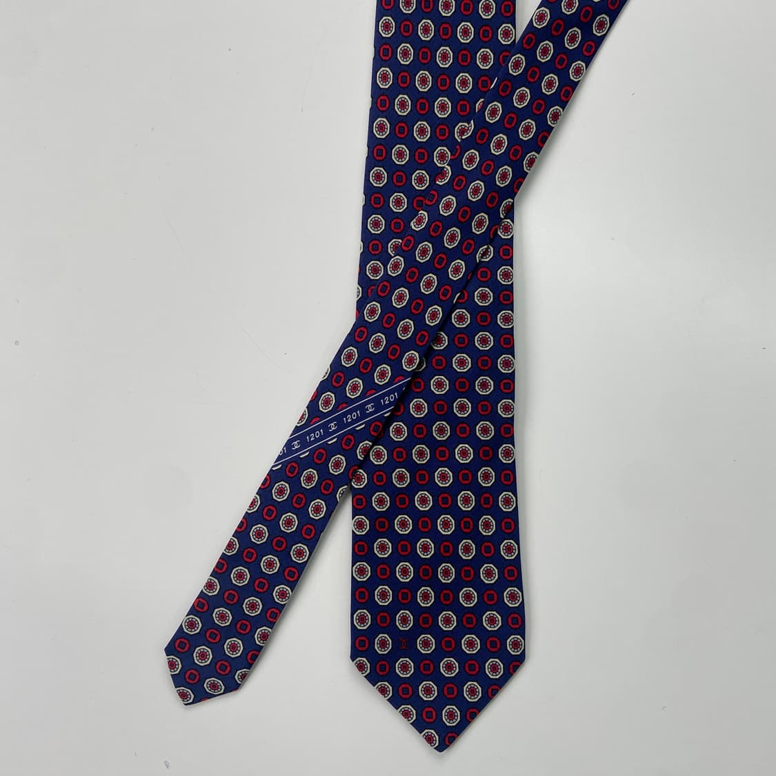 샤넬(CHANEL) 심플로고 명품 정품 넥타이8.1cm 상품이미지1