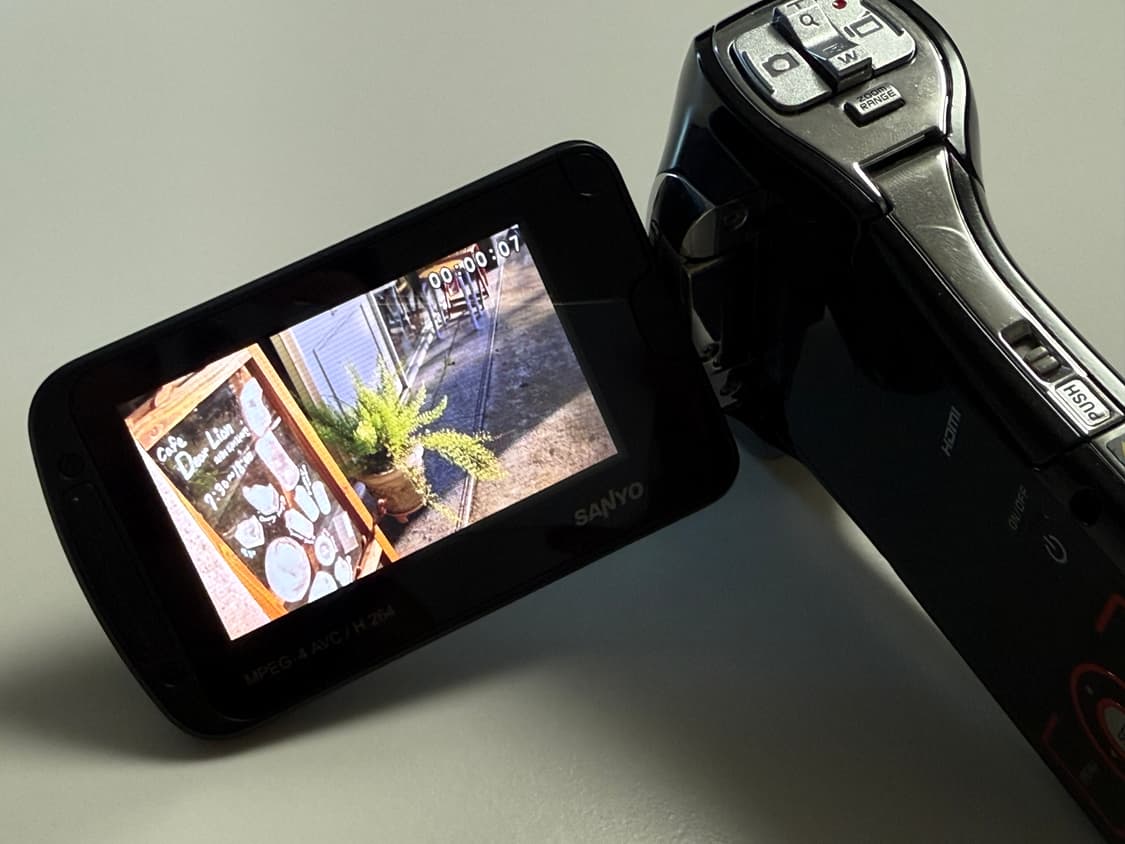 산요 작티 Sanyo Xacti DMX-CA100 빈티지 디카 캠코더 상품이미지5