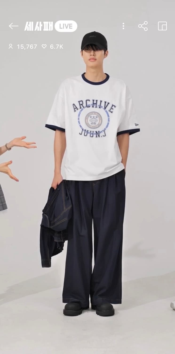 준지 x 뉴에라 링거 반팔티 판매중! 상품이미지2