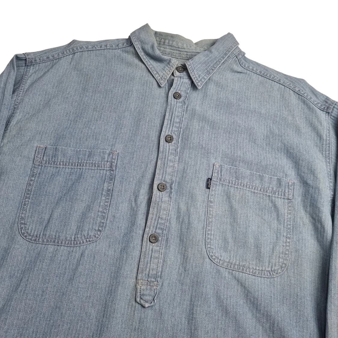 리바이스 HBT 풀오버 데님셔츠 XL 상품이미지2