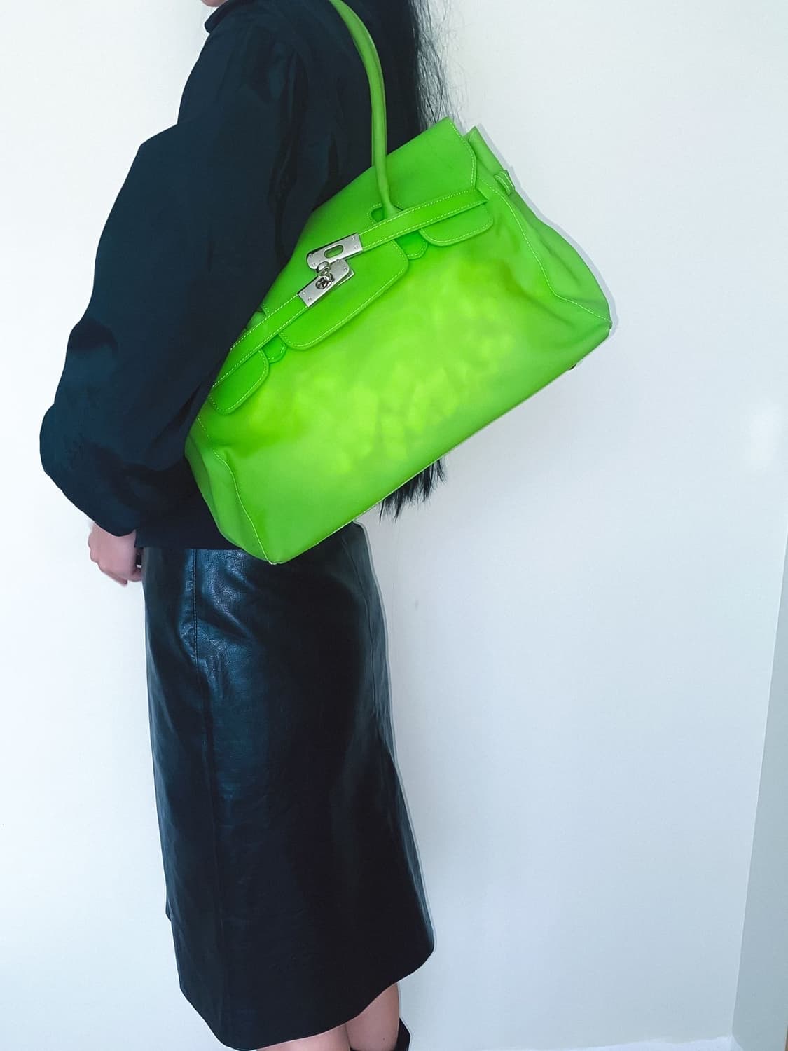 키키 pvc 버킨 젤리백 상품이미지1