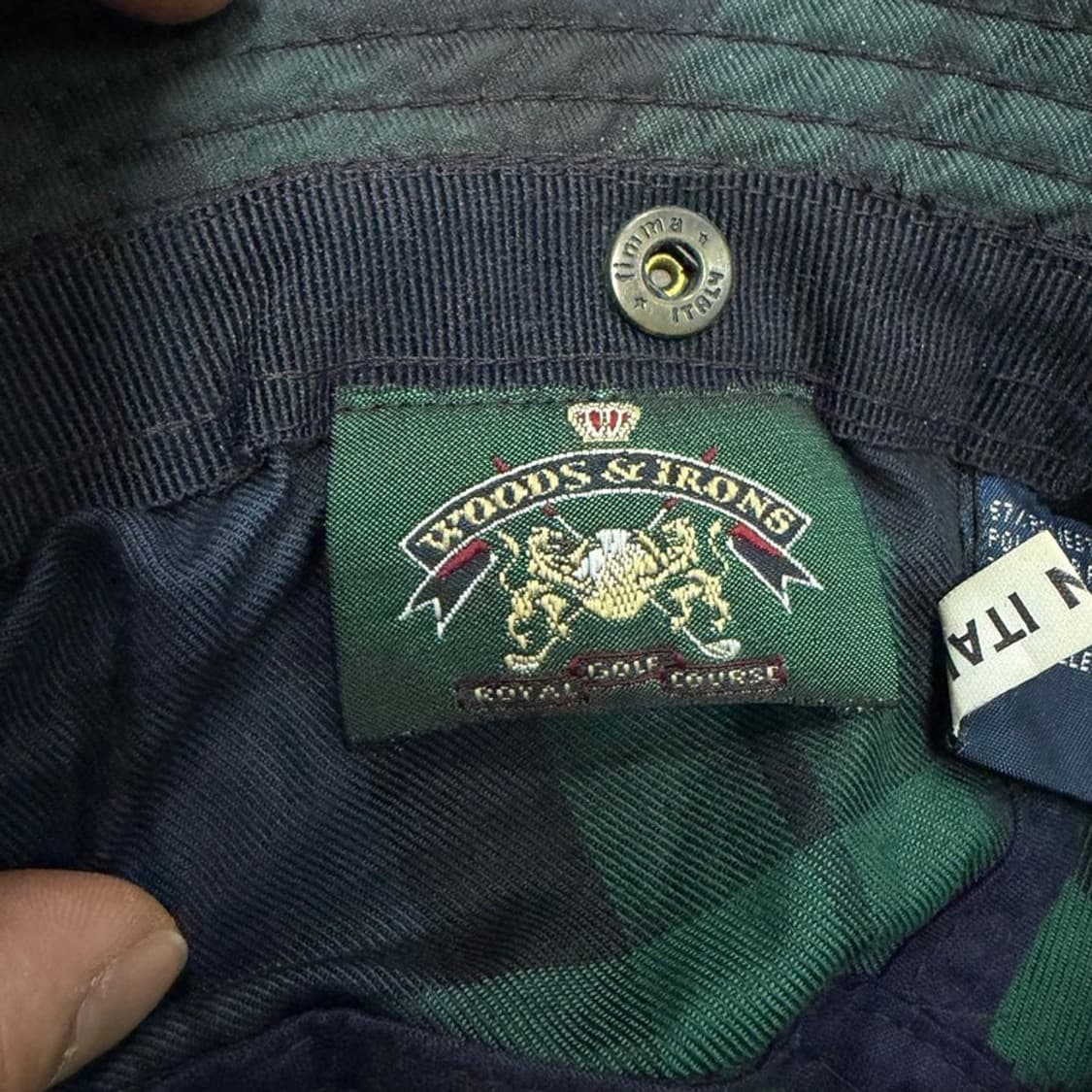 Woods & Irons Royal Club 체크 버킷햇 v3400 상품이미지6