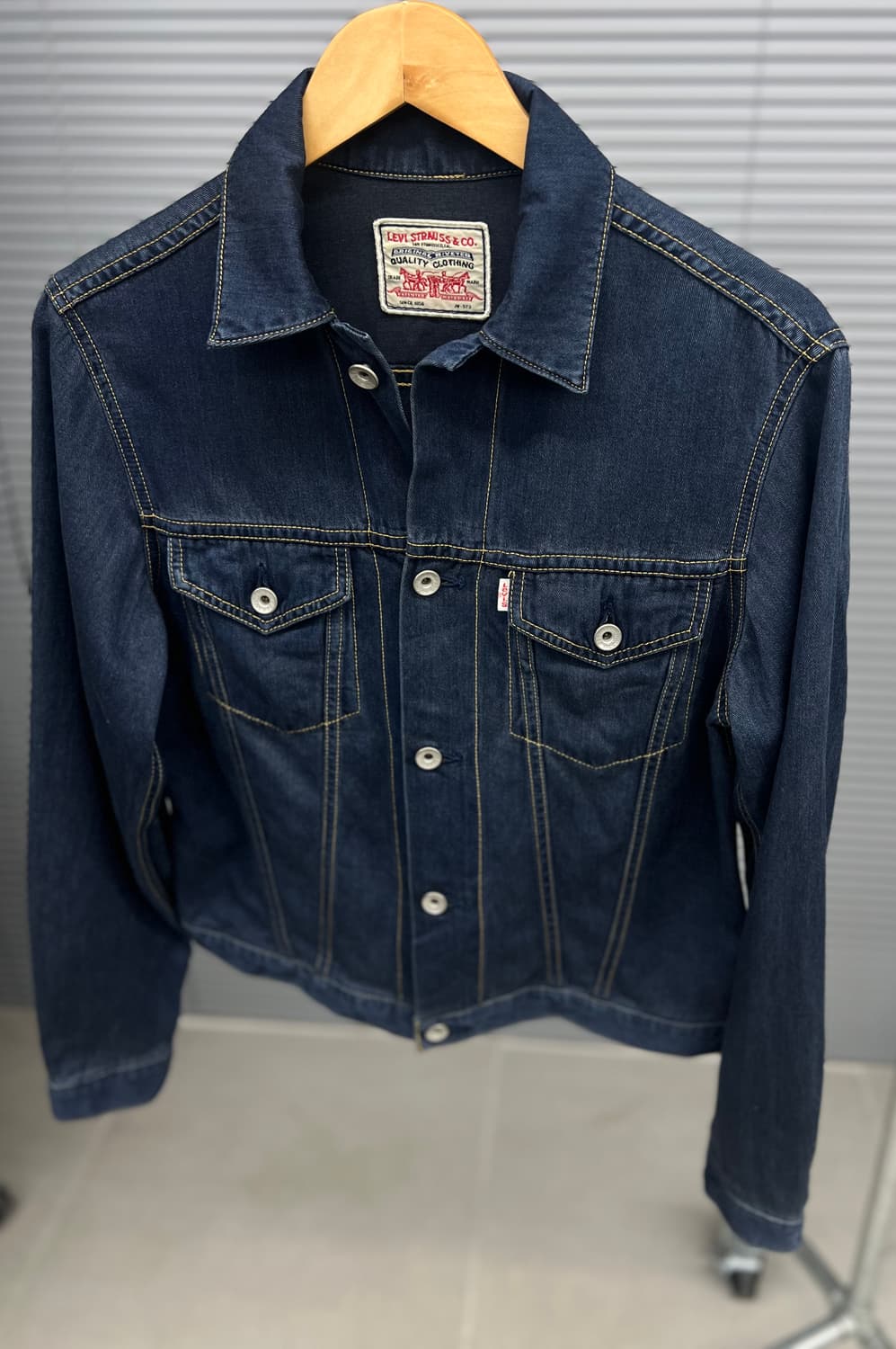 LEVI STRAUSS&CO 레이온 데님 재킷 JW-573 상품이미지3