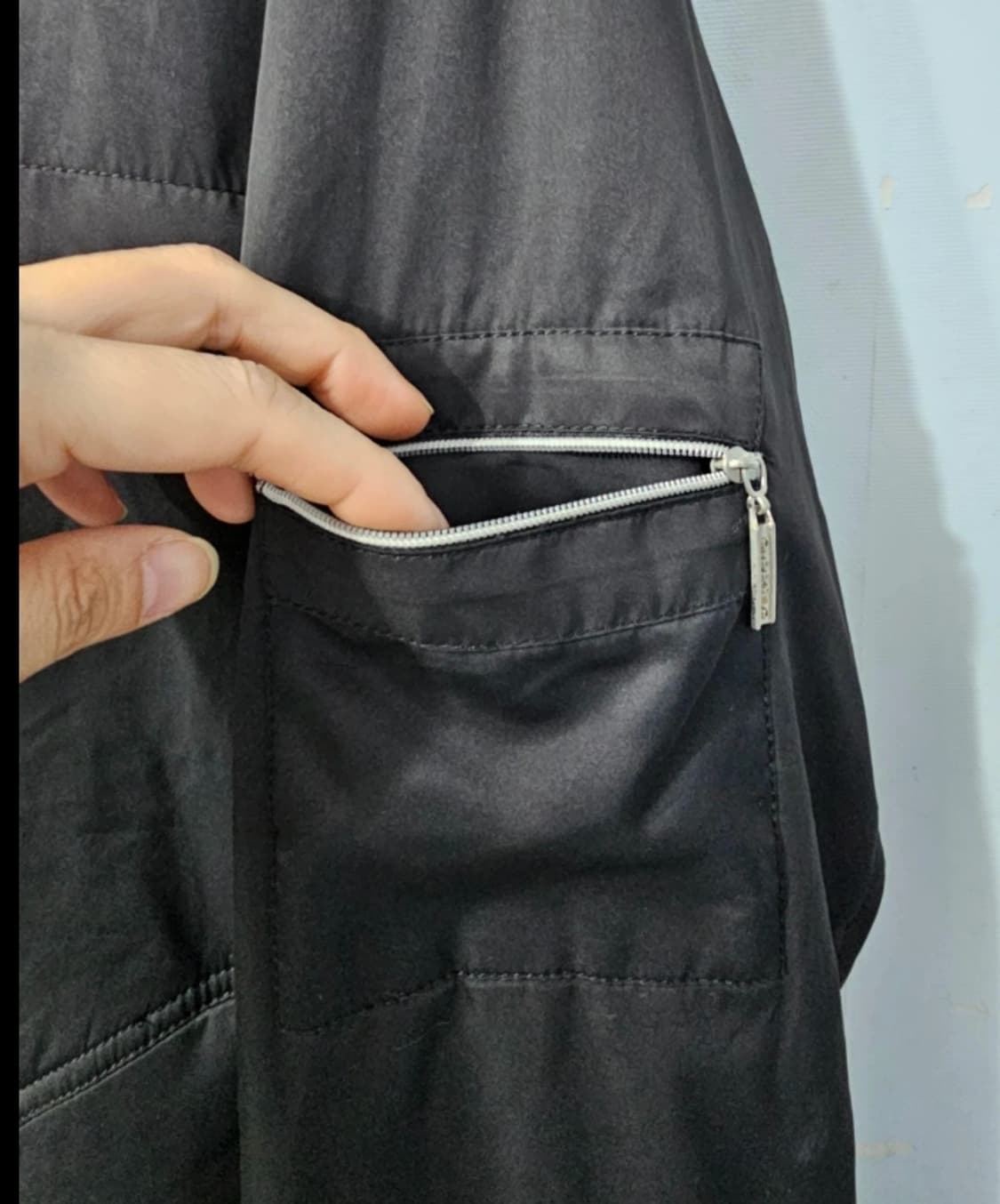 프라다 남성 블루종 자켓 블랙 100 상품이미지5