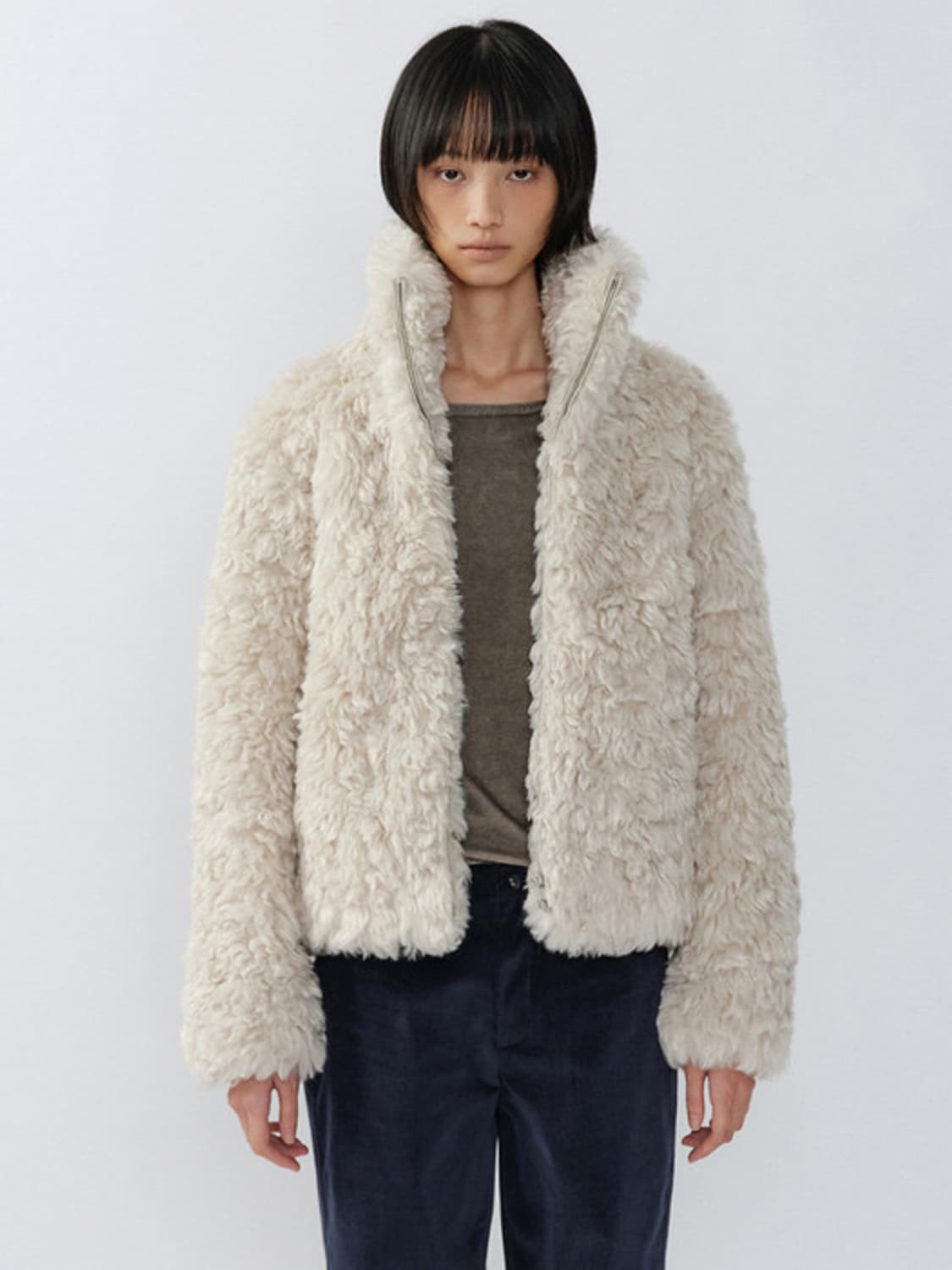 이어닝 yearning 퍼자켓 상품이미지2