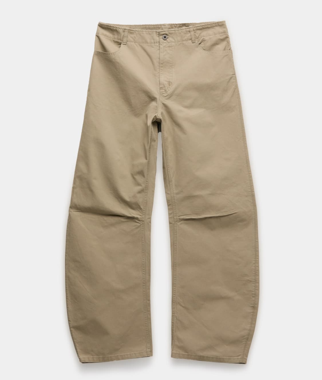 쿠어 딥 커브드 워시드 코튼팬츠 상품이미지1