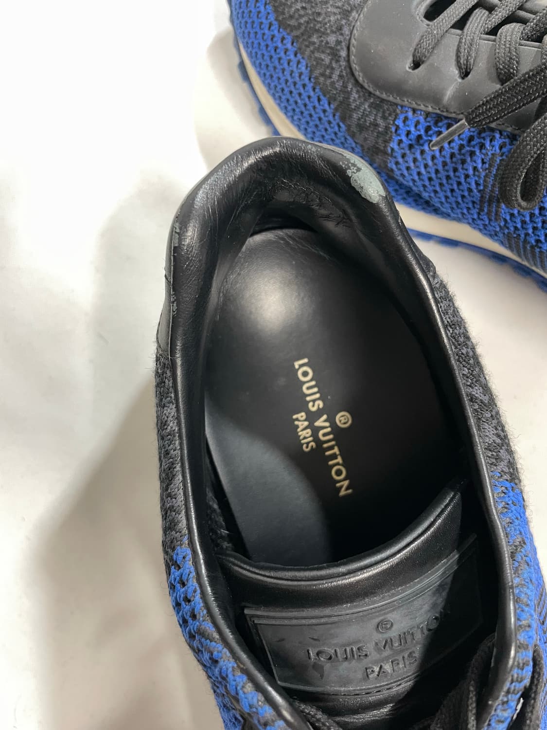 루이비통 런어웨이 다미에 블루 스니커즈  상품이미지5