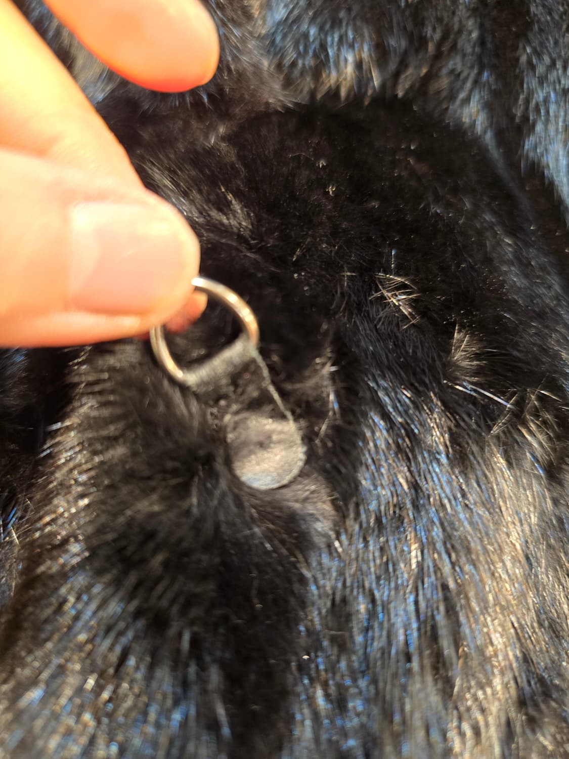 밍크 코트 블랙 S (55) 상품이미지10