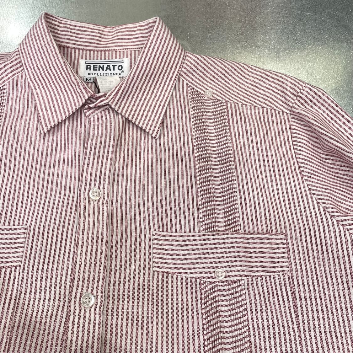 (M) Renato 빈티지 스트라이프 쿠바 셔츠 상품이미지9
