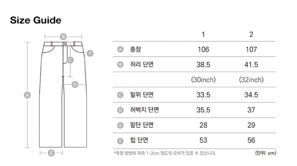 아캄 니들워크 카펜터 데님 팬츠 블랙 사이즈1 상품이미지4