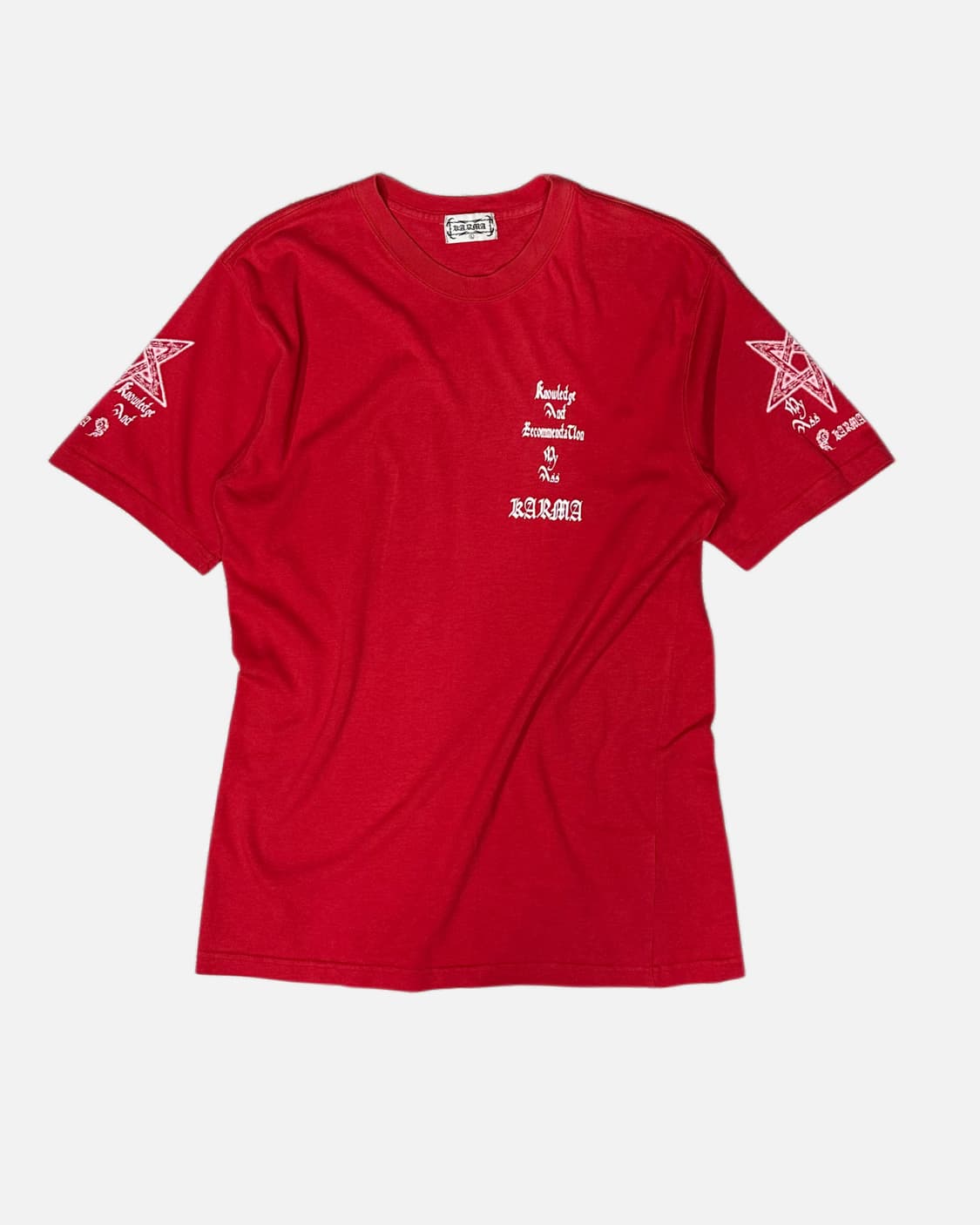 KARMA trival punk red t-shirt 상품이미지2