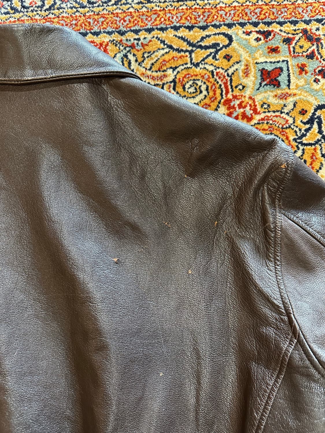 USA A-2 고트스킨 플라이트 자켓 - 46L 상품이미지5