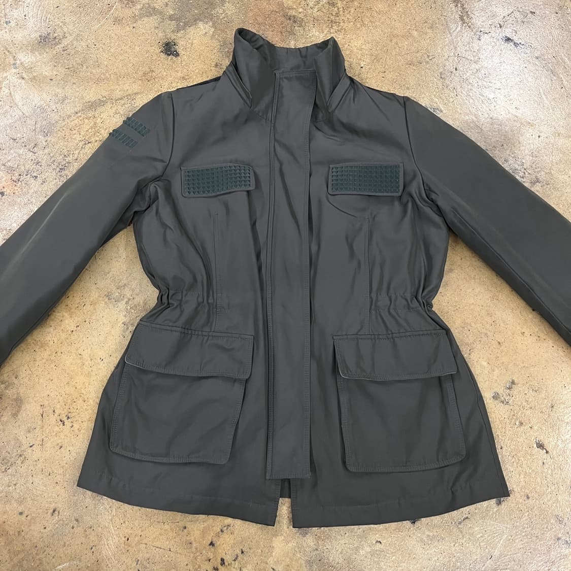 [정품] 구호 카키색 야상 스타일 코트 b16 상품이미지3