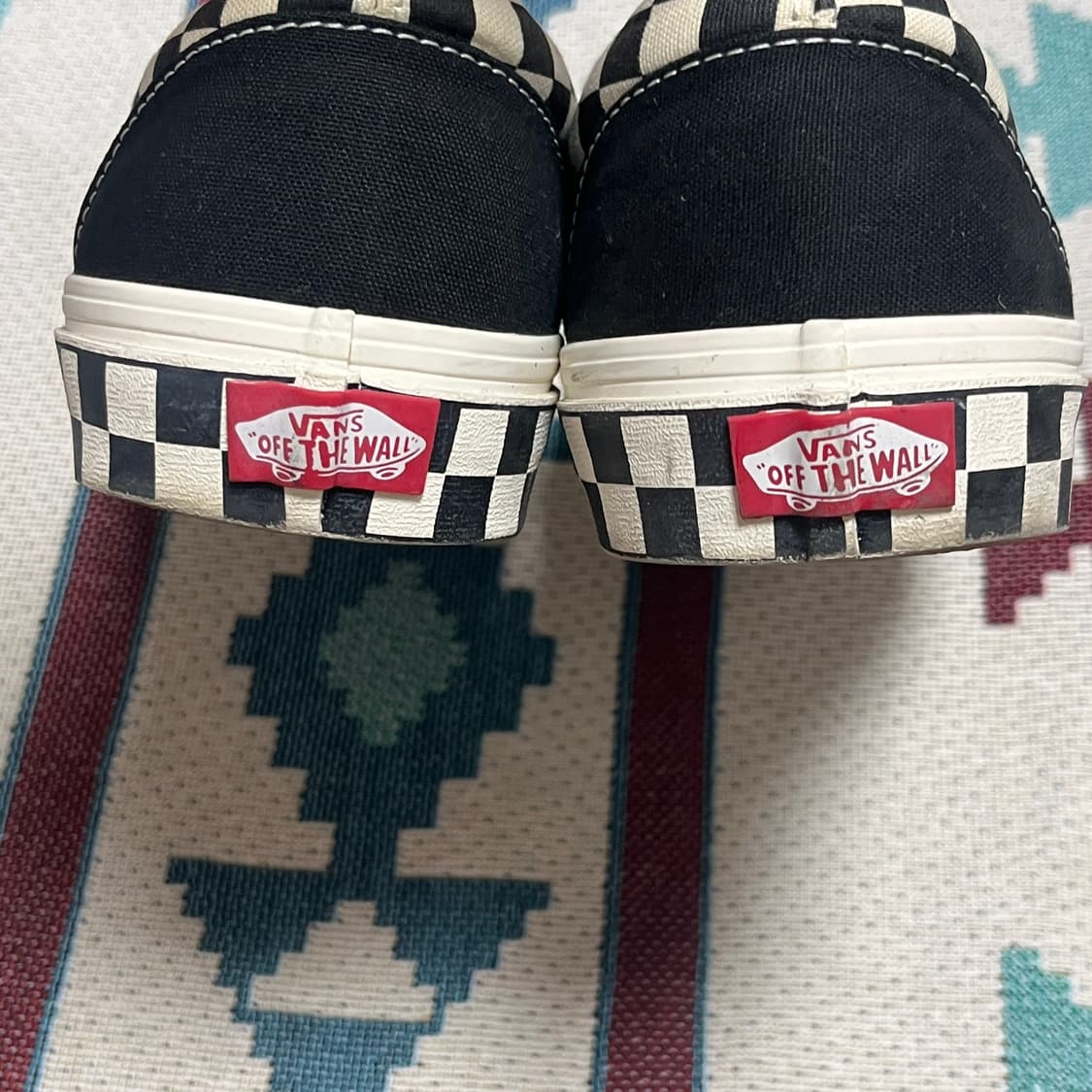[275] Vans 반스 TM 사이드월 체커보드 슬립온 블랙 상품이미지5