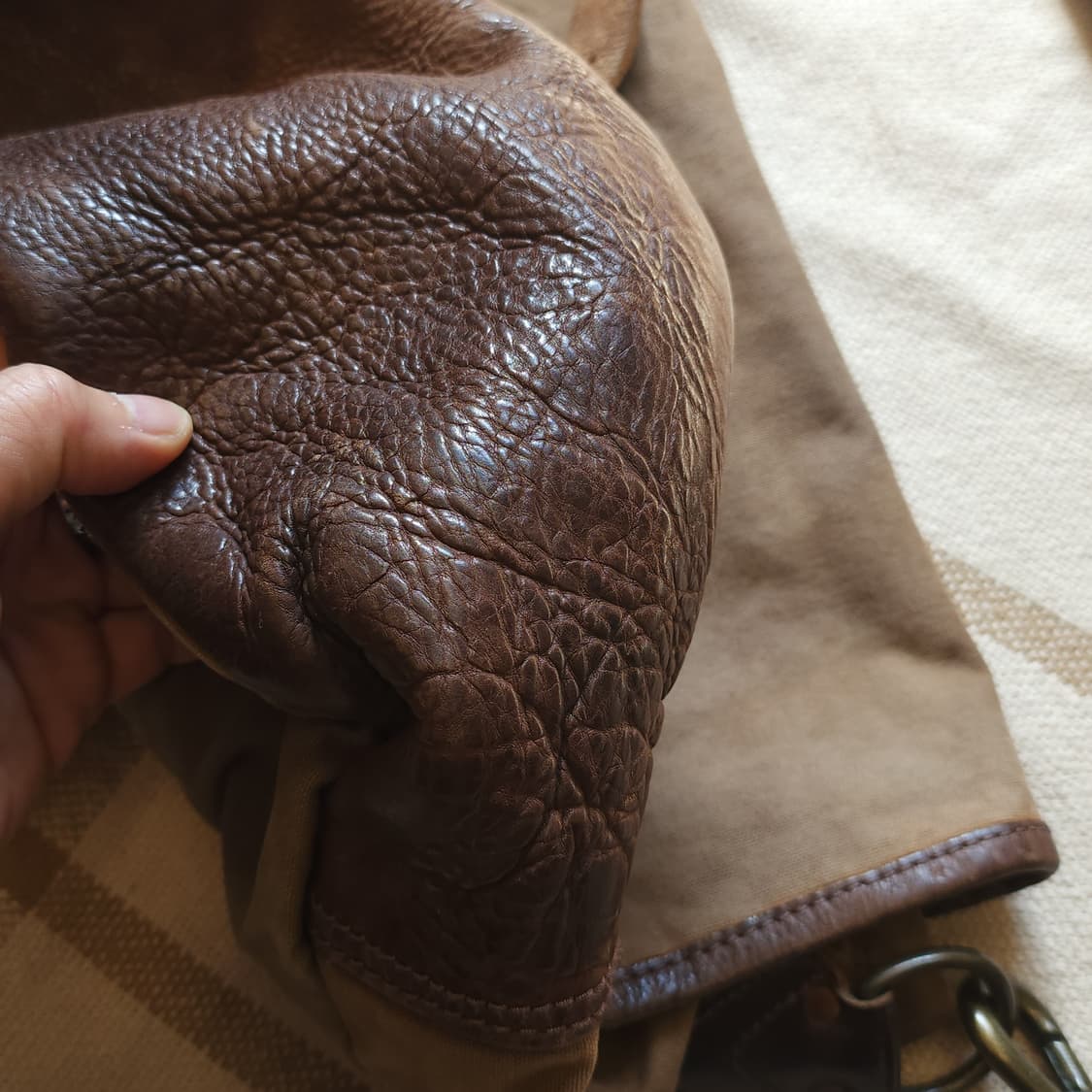 폴로 더블알엘 가방 캔버스 레더 메신져백 F 상품이미지7