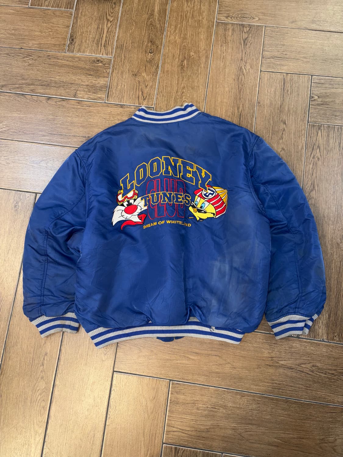 Looney Tunes Embroidery Varsity Jacket 상품이미지8