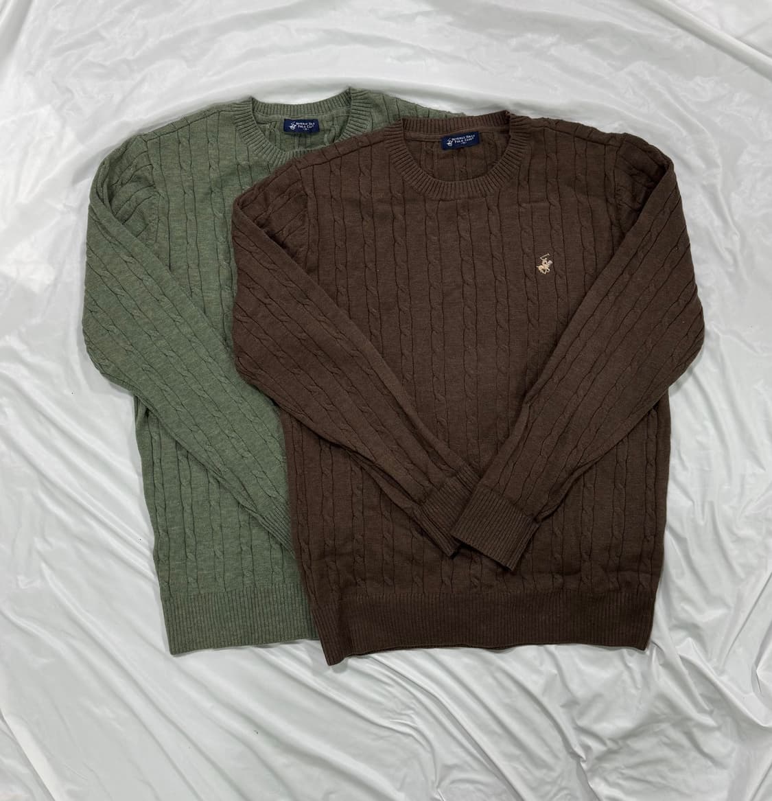 베버리힐즈 폴로 클럽 꽈배기 니트 95 상품이미지1