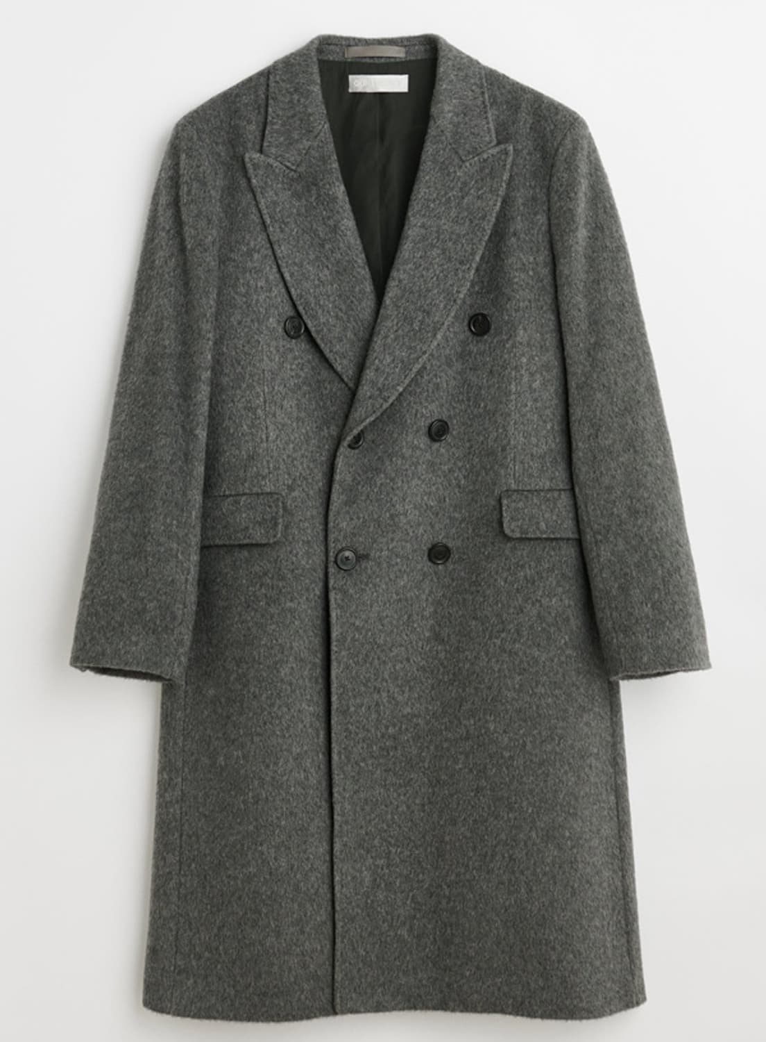 [52] 아워레가시 24fw 웨일 코트 모헤어 그레이 상품이미지1