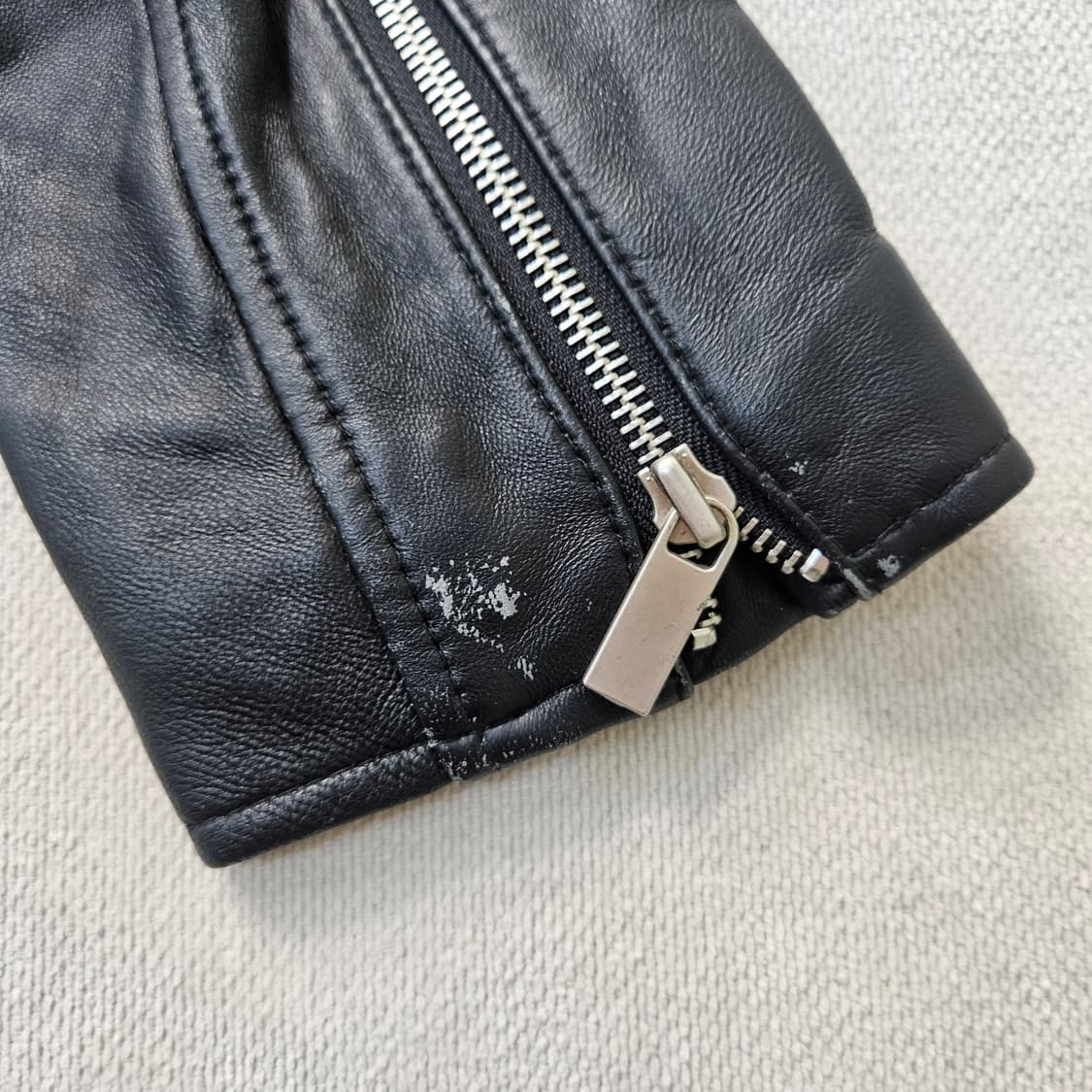 F 다바걸 여성 가죽 라이더 자켓 0327Y 상품이미지5