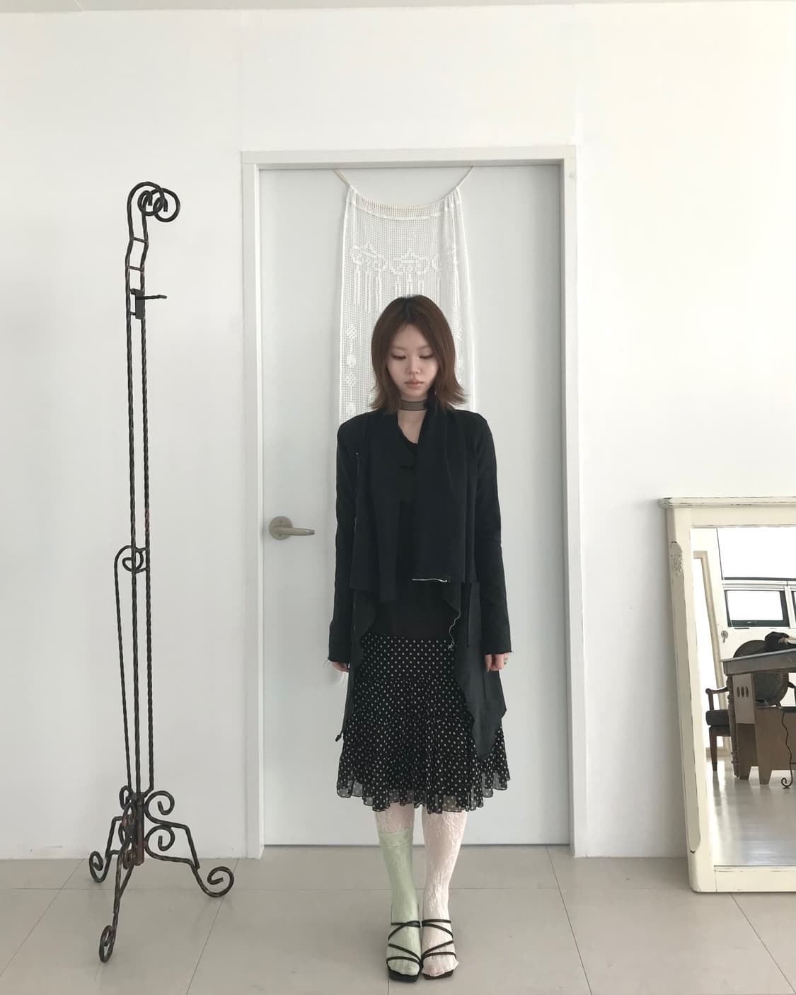 아카이브 비대칭 블랙 자켓 - SUSYMIX (ITALY MADE) 상품이미지4