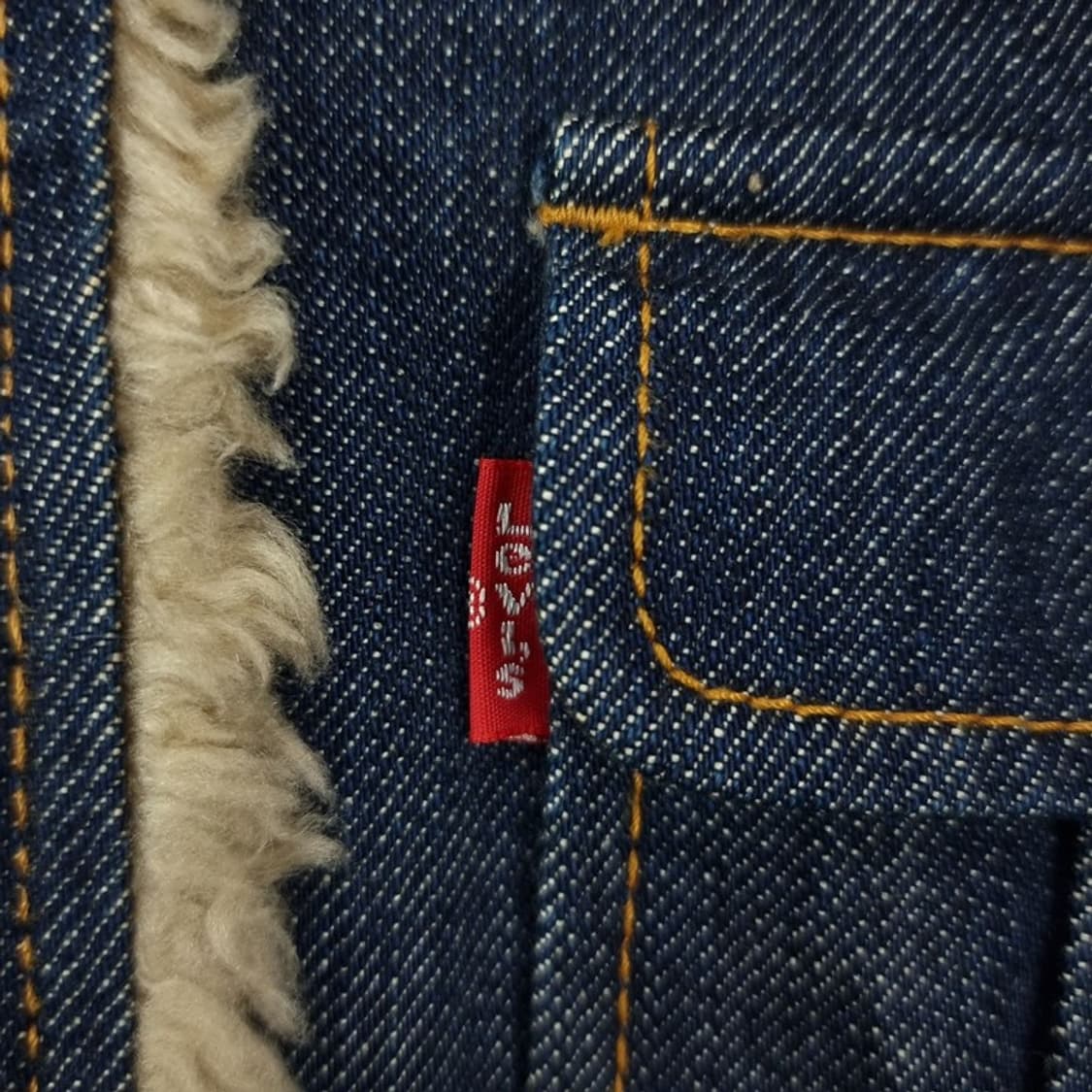 [리바이스] 안감 퍼 쉐르파 데님 자켓 청자켓 M17800 상품이미지6