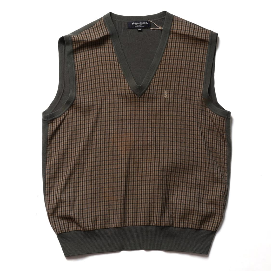 입생로랑 Yves Saint Laurent Check Vest 상품이미지1
